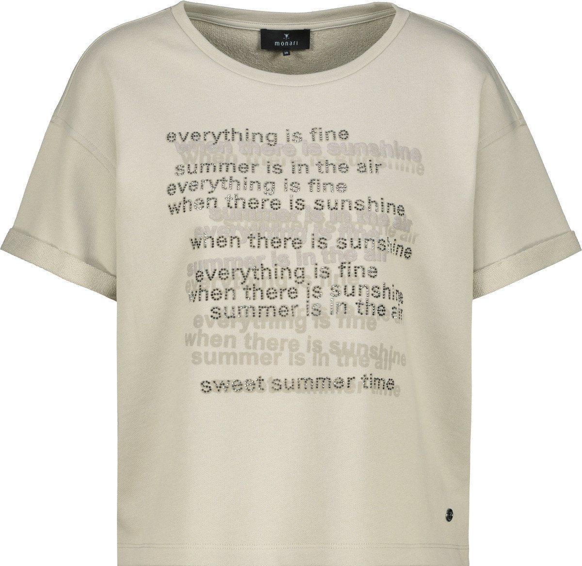 Monari Kurzarmhemd Sweatshirt von Monari