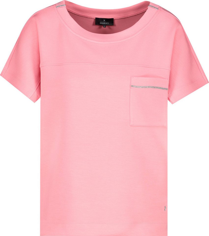Monari Kurzarmhemd Sweatshirt mit Brusttasche von Monari