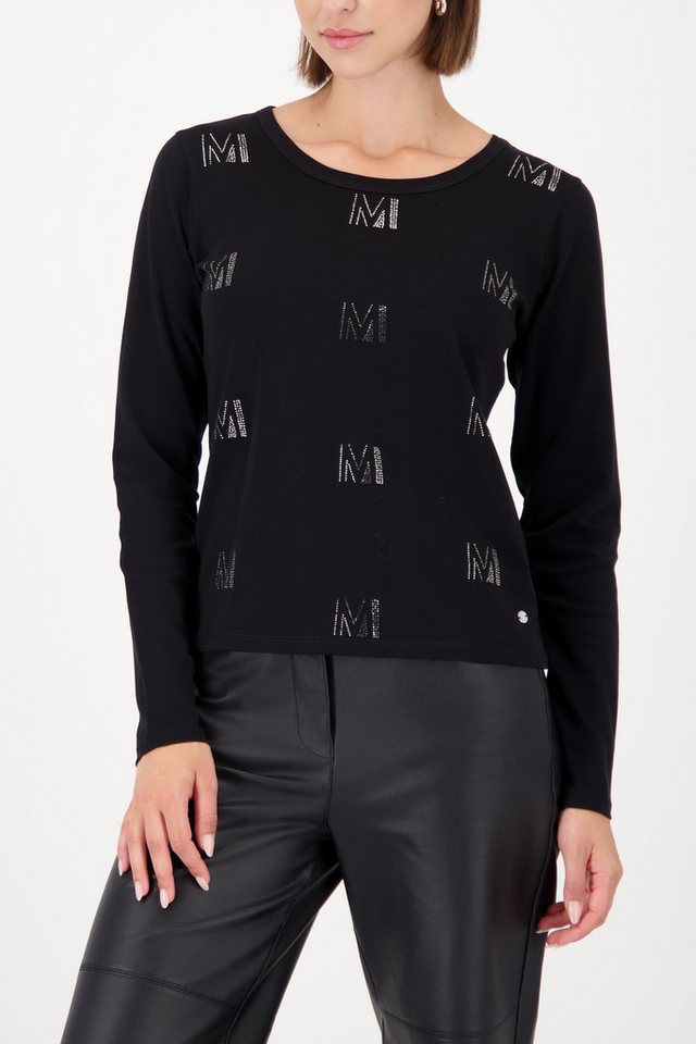 Monari Langarmshirt Regular fit mit Rundhalsausschnitt von Monari