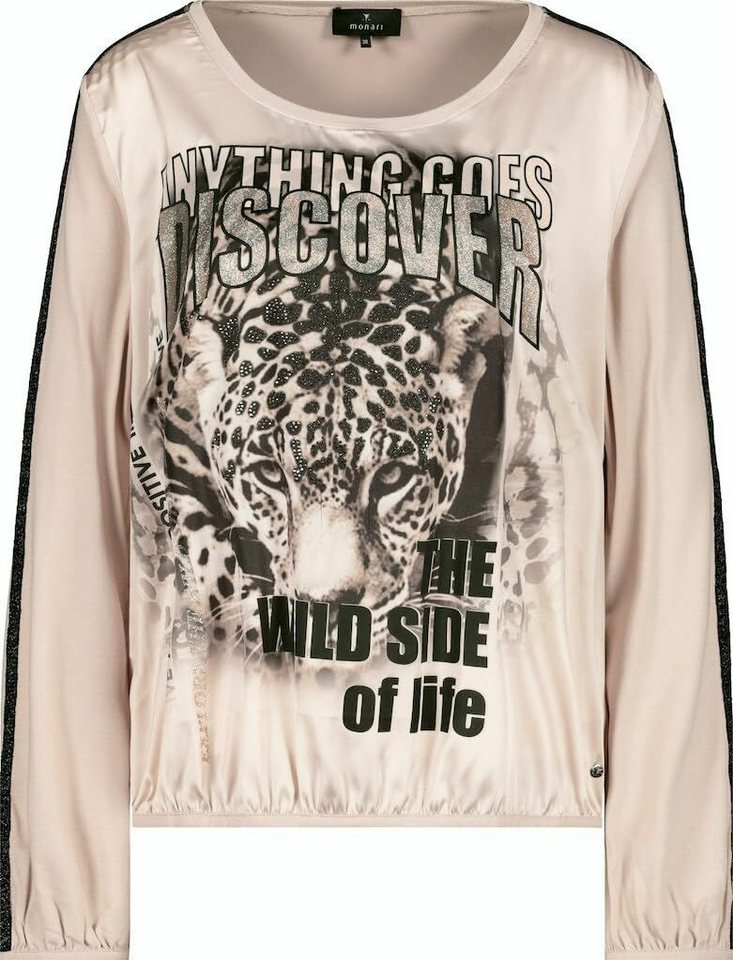 Monari Langarmshirt Rundkragen Langarmshirt für Damen (1-tlg) von Monari