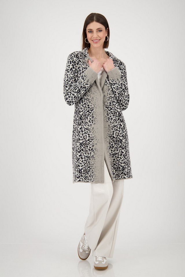Monari Longstrickjacke Jacke Strickmantel Leo Mit V-Ausschnitt Monari Longstrickjacke Jacke Strickmantel Leo Mit V-Ausschnitt von Monari