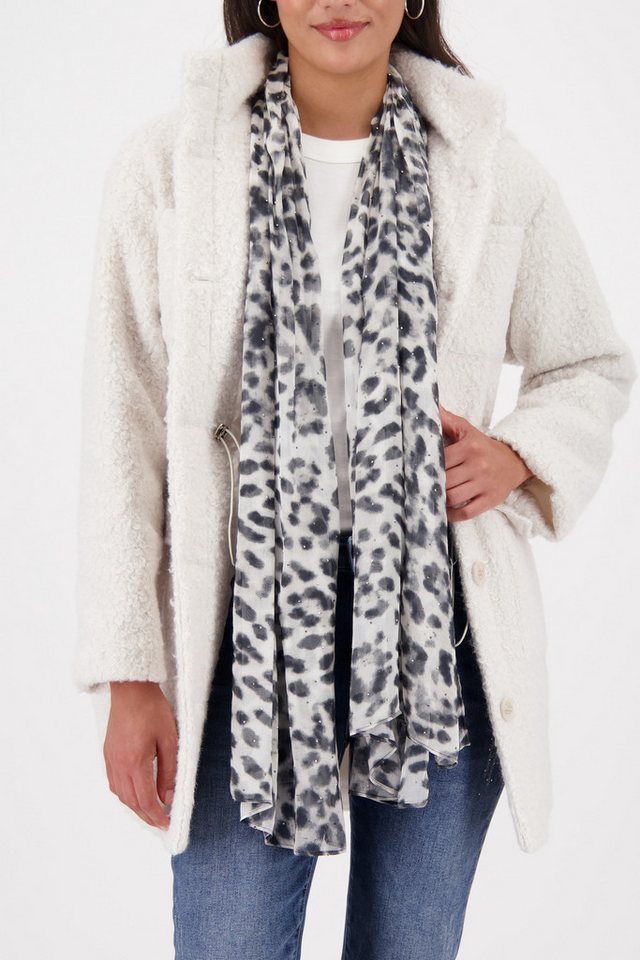 Monari Modetuch Schal/Tuch Tuch Leo Allover, mit Leo-Print von Monari