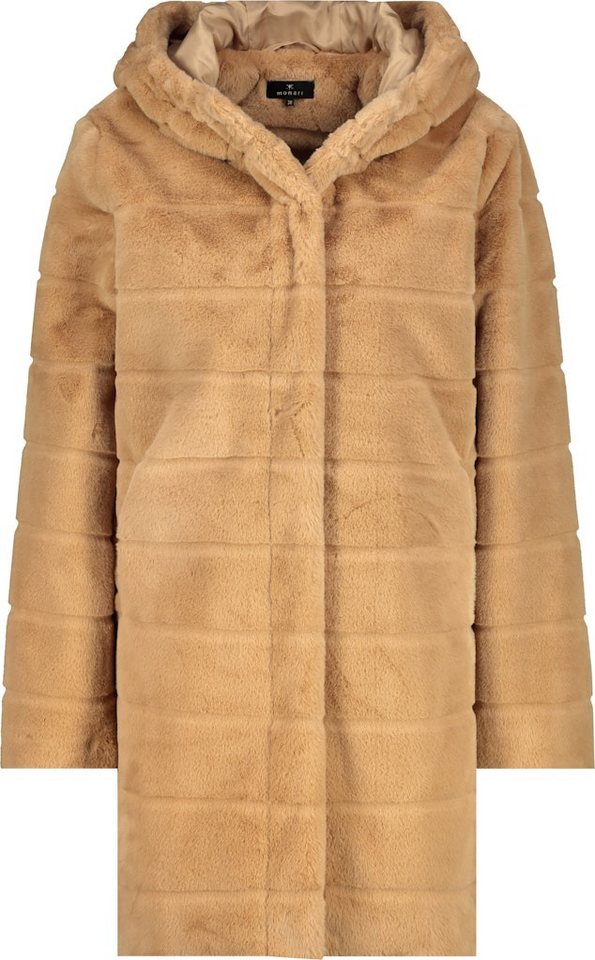 Monari Parka Flauschige Kunstfell-Haptik Kunstfell-Mantel von Monari