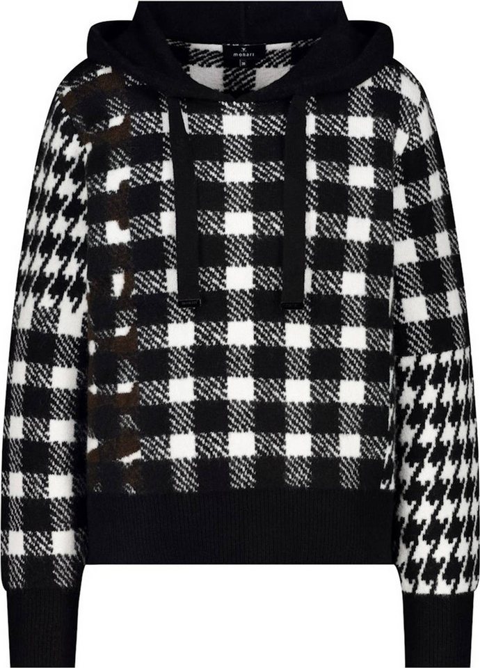 Monari Rundhalspullover 809477 Karo von Monari