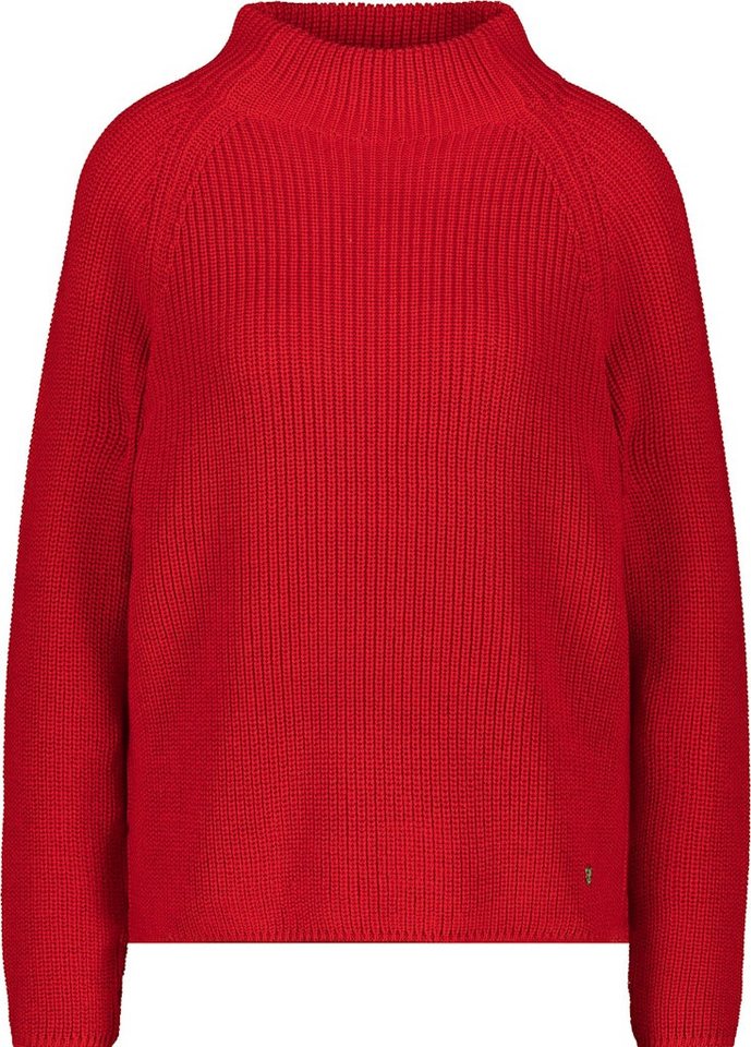 Monari Rundhalspullover Eleganter Strickpullover mit zeitlosem Perlfangmuster Elegance Monari Rundhalspullover Eleganter Strickpullover mit zeitlosem Perlfangmuster Elegance von Monari