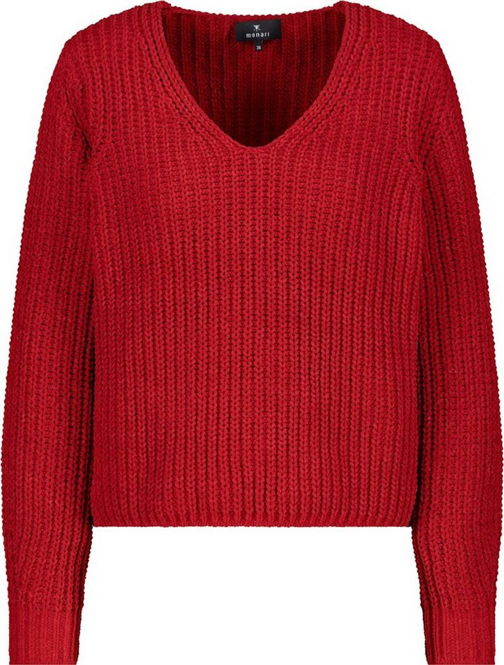 Monari Rundhalspullover Grobstrick von Monari