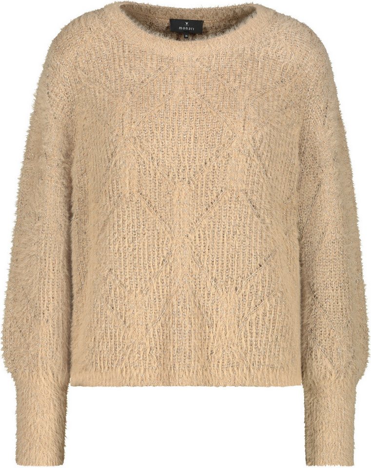 Monari Rundhalspullover Pullover von Monari