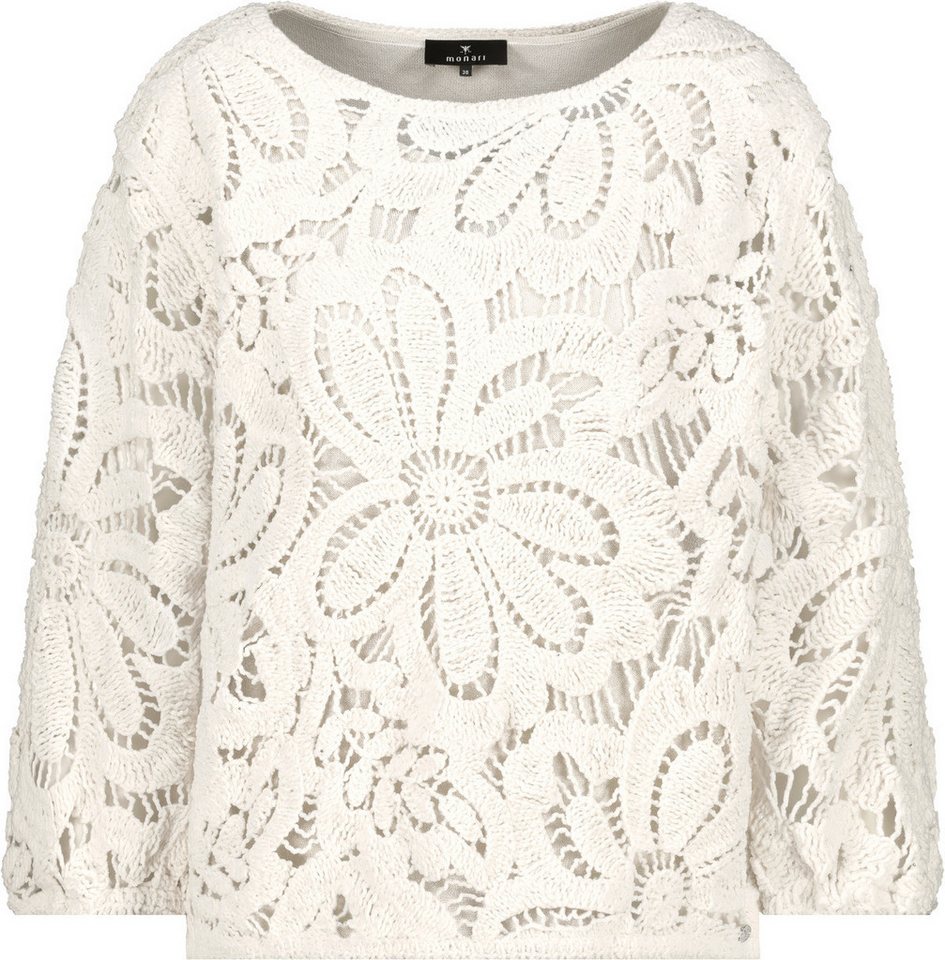 Monari Rundhalspullover Pullover von Monari