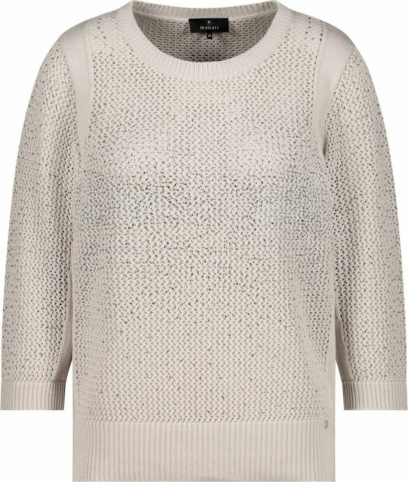 Monari Rundhalspullover Rundhalspullover für Damen (1-tlg) von Monari