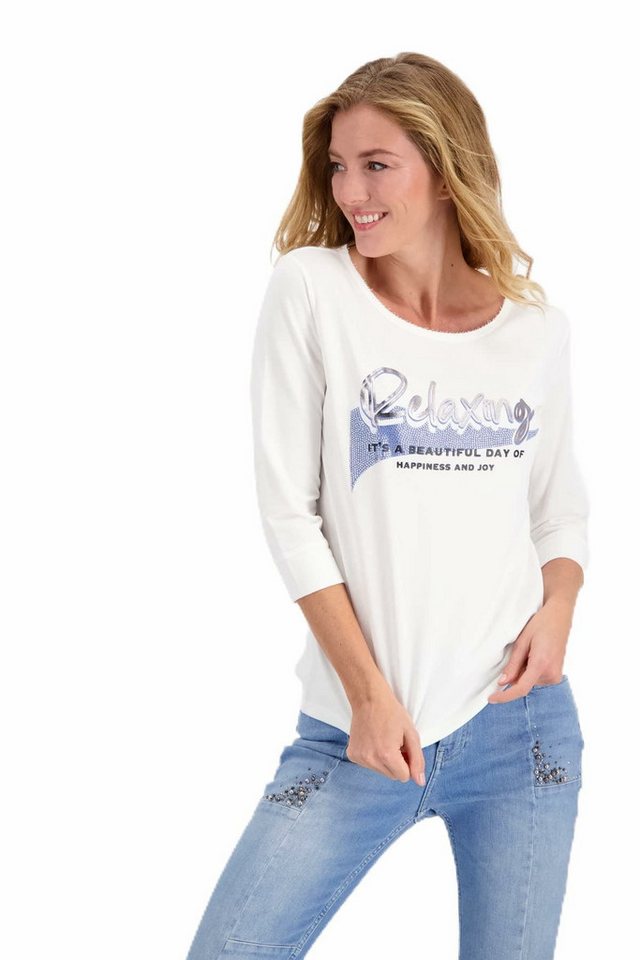 Monari Rundhalsshirt Shirt & Top für Damen (1-tlg., keine Angabe) von Monari