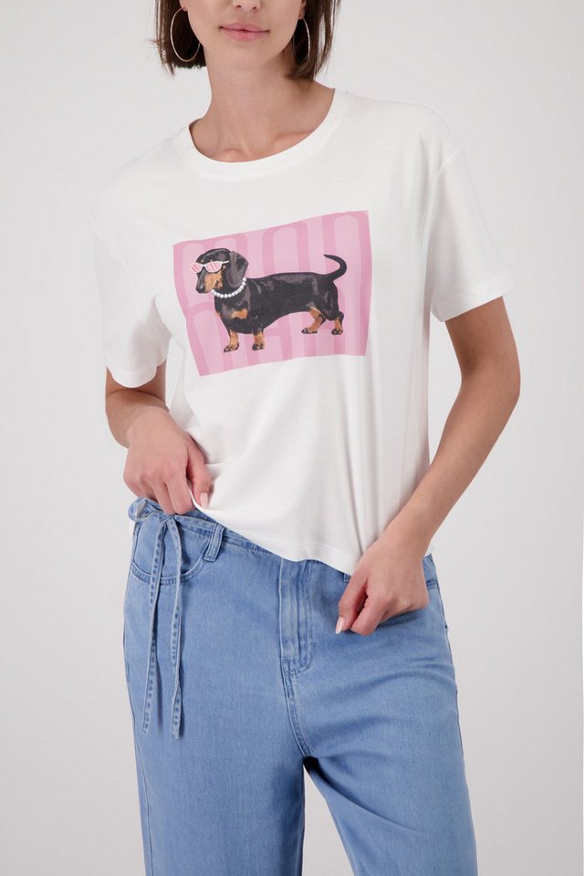 Monari Rundhalsshirt mit Frontprint von Monari