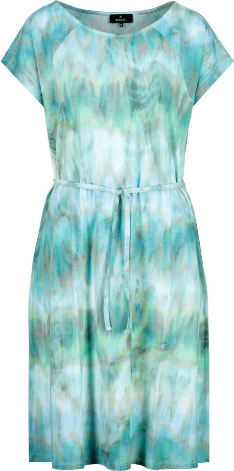 Monari Strandkleid Lagoon Batikmuster mit Bindeband und femininer Silhouette von Monari