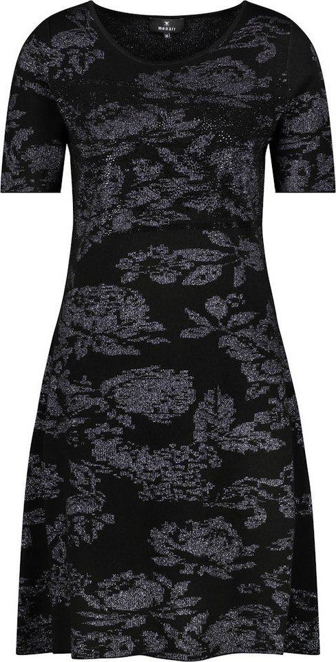 Monari Strandkleid Strickkleid Strassdetails auf floralem Muster von Monari