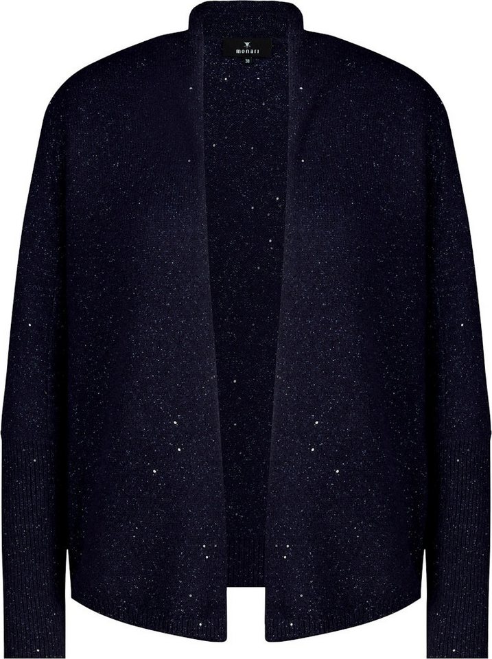 Monari Parka Glitzer-Cardigan Glamouröser Cardigan mit Lurex und Pailletten, Oversize Fit. Monari Parka Glitzer-Cardigan Glamouröser Cardigan mit Lurex und Pailletten, Oversize Fit. von Monari