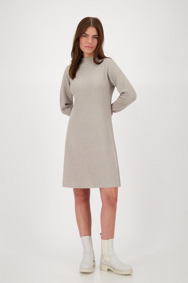 Monari Strickkleid Kleid Strick Lurex 92cm Mit Rundhalsausschnitt von Monari