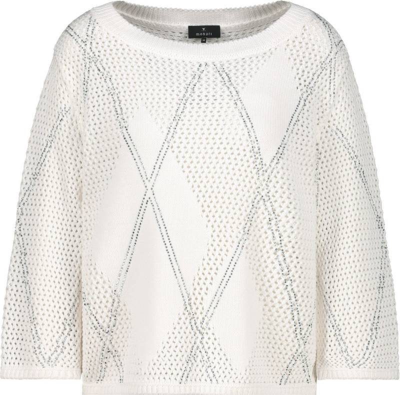 Monari Strickpullover mit Strasssteinen Bloom and Glow von Monari
