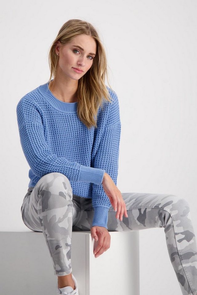 Monari Sweatshirt Pullover, arctic blue von Monari