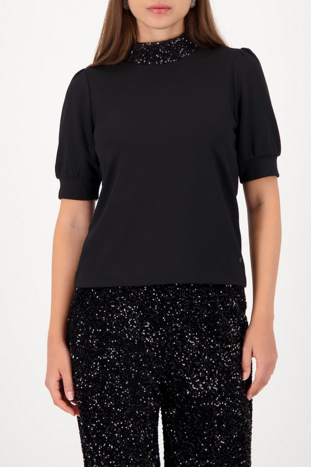 Monari Sweatshirt Sweatshirt Schmuckkragen Regular fit mit Stehkragen von Monari