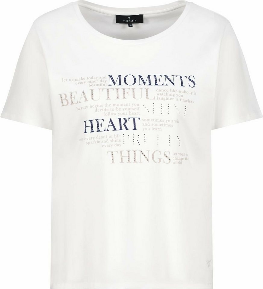 Monari T-Shirt Rundhals T-Shirt für Damen (1-tlg., keine Angabe) von Monari