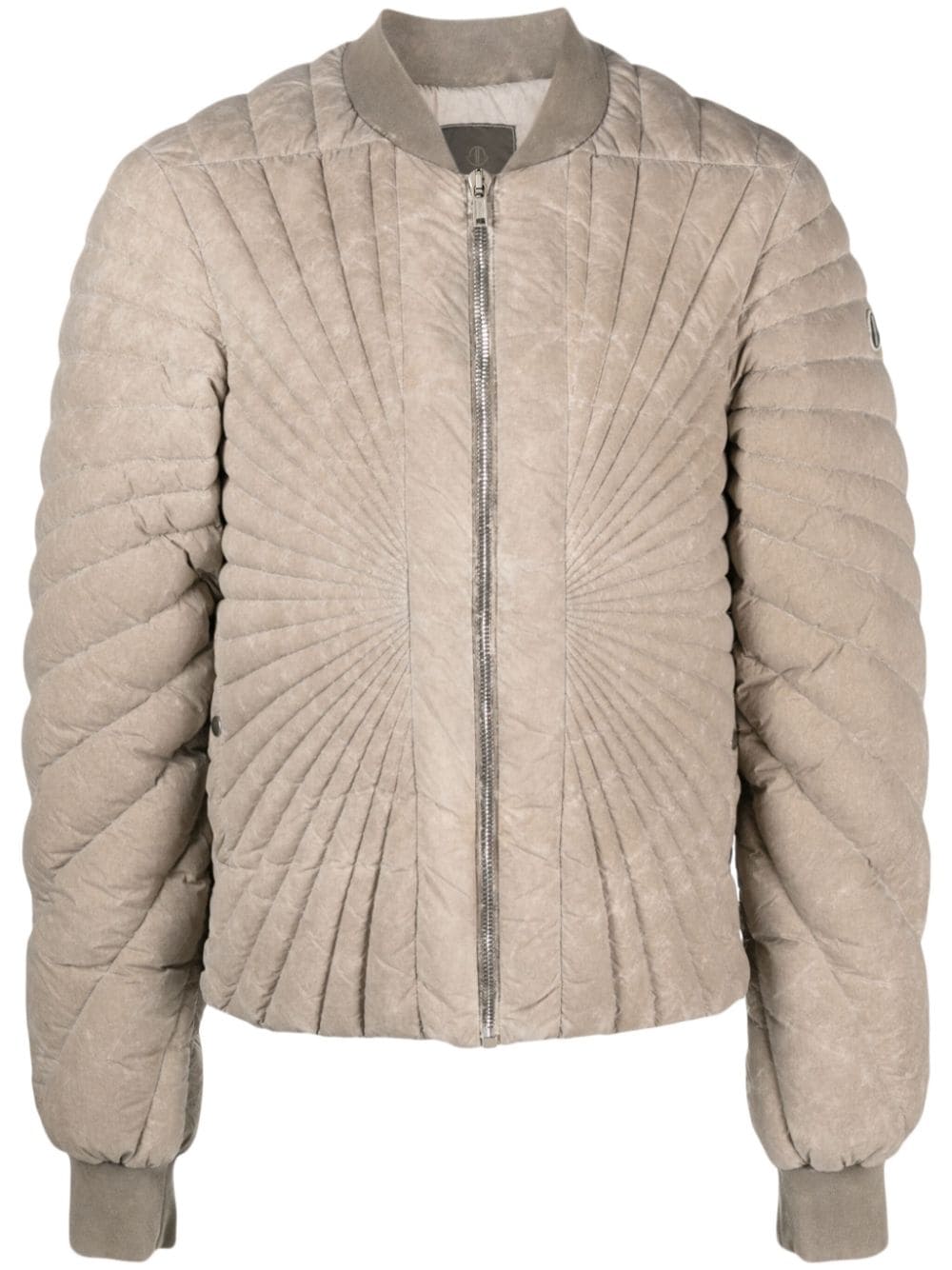 Moncler + Rick Owens Gefütterte Radiance Flight Bomberjacke - Nude von Moncler + Rick Owens