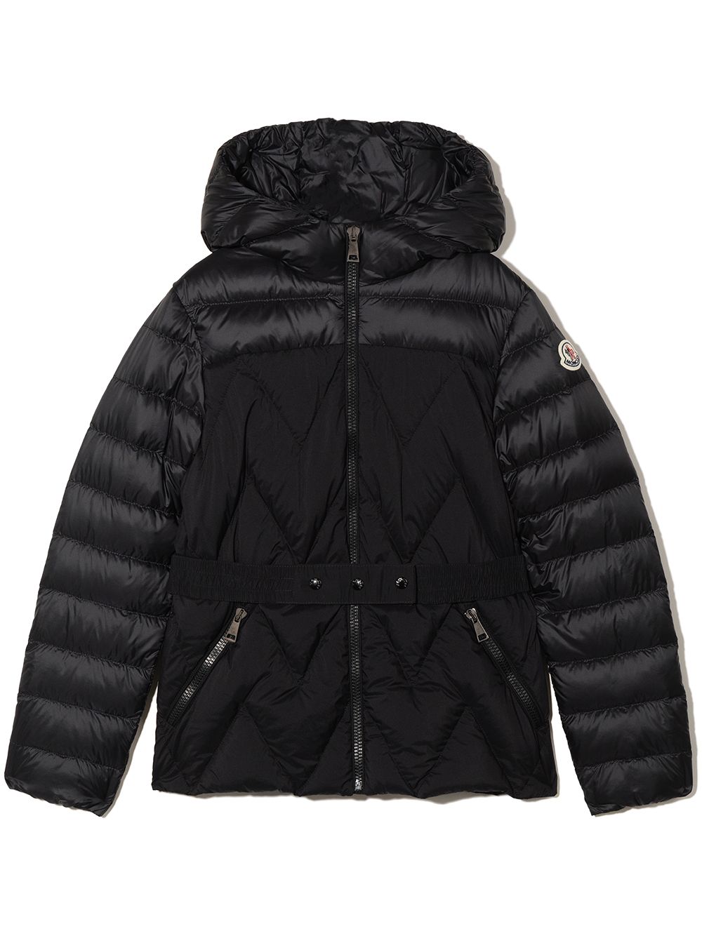 Moncler Enfant Arialda Daunenjacke mit Kapuze - Schwarz von Moncler Enfant