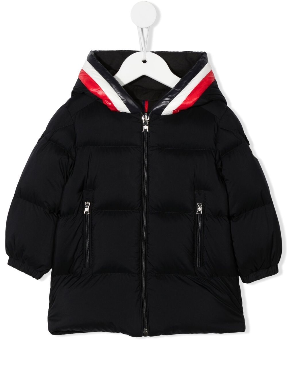 Moncler Enfant Gefütterte Falzem Kapuzenjacke - Blau von Moncler Enfant