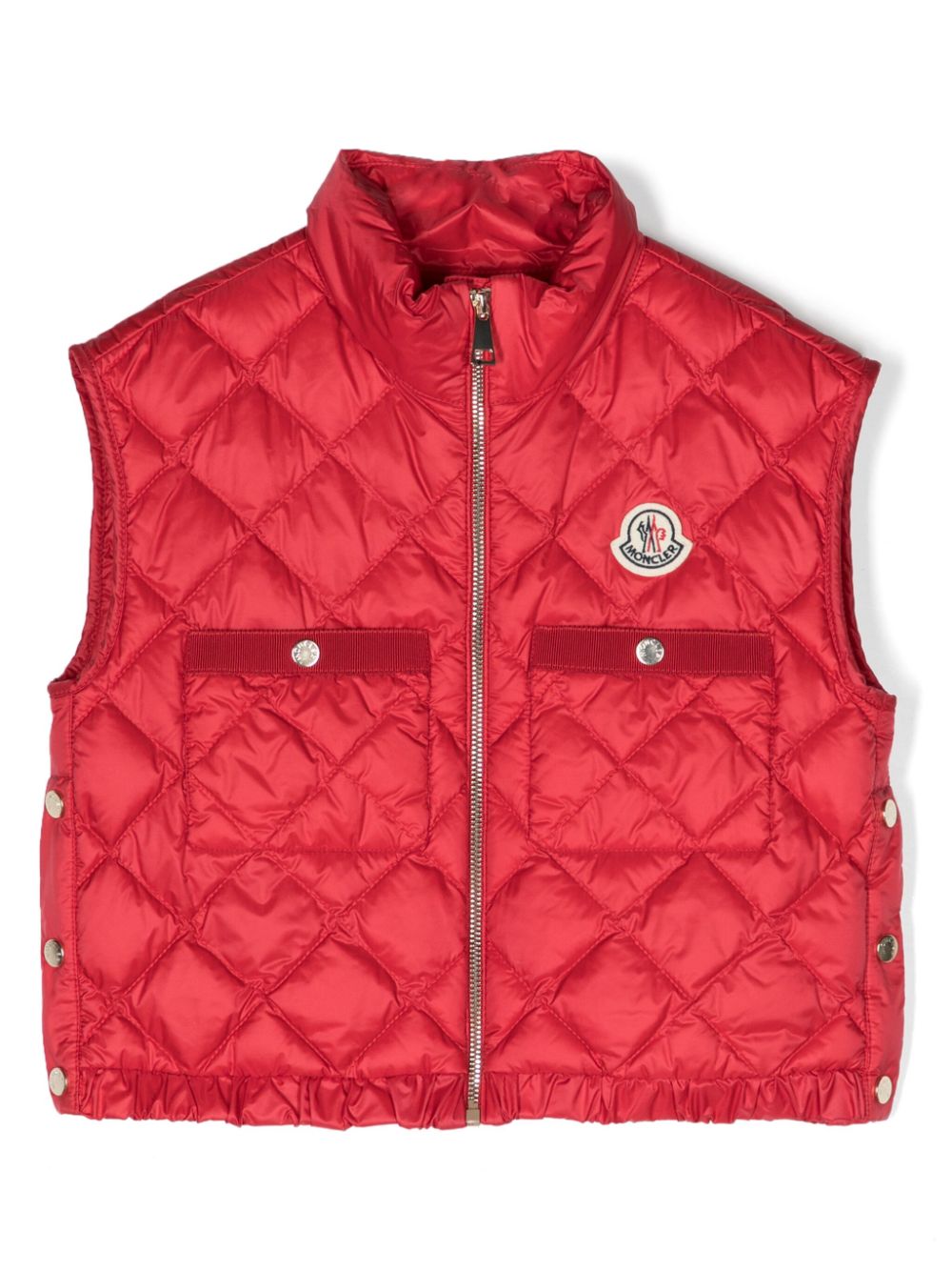 Moncler Enfant Gesteppte Garonna Daunenweste - Rot von Moncler Enfant