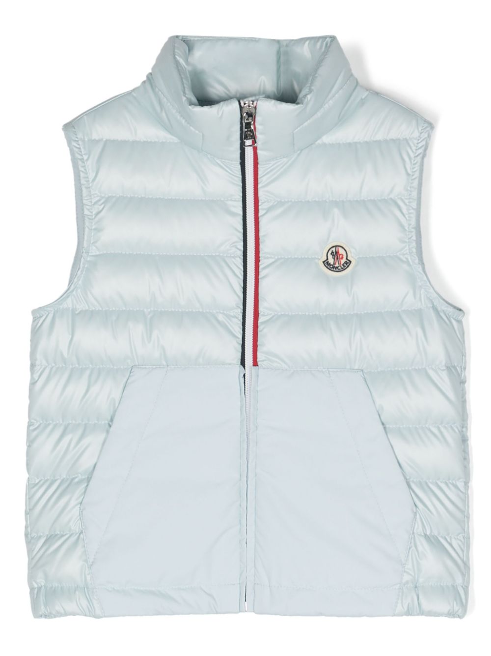 Moncler Enfant Gefütterte Apatou Weste - Blau von Moncler Enfant