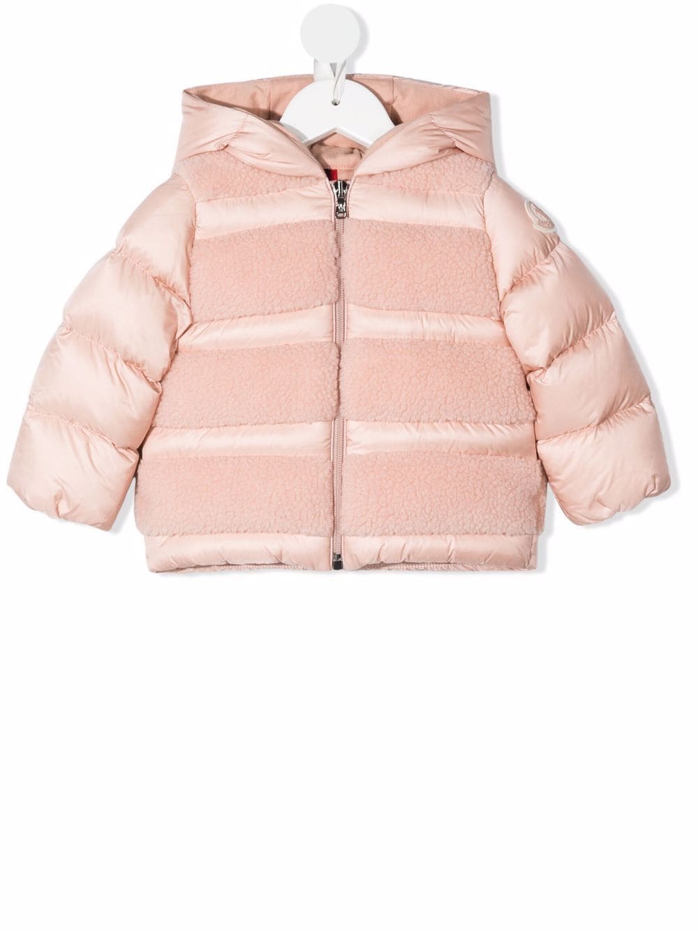 Moncler Enfant Gefütterte Kapuzenjacke - Rosa von Moncler Enfant