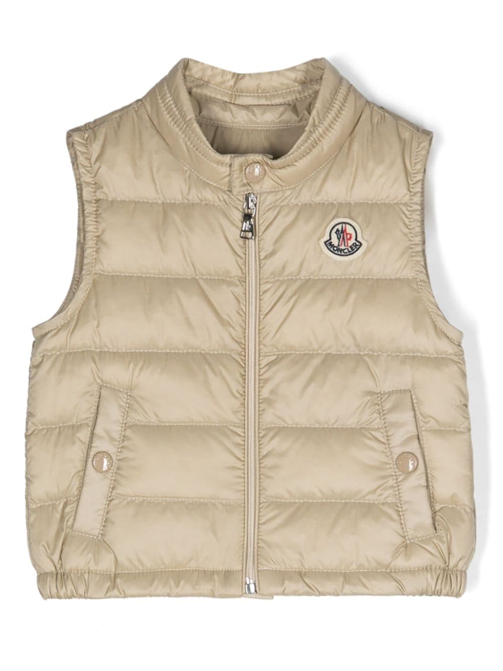 Moncler Enfant Gefütterte New Amaury Weste - Nude von Moncler Enfant