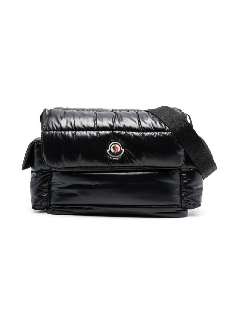 Moncler Enfant Gesteppte Wickeltasche - Schwarz von Moncler Enfant