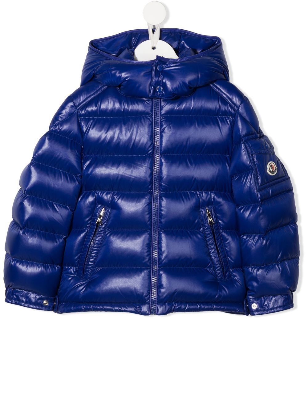 Moncler Enfant Gesteppter Daunenmantel - Blau von Moncler Enfant