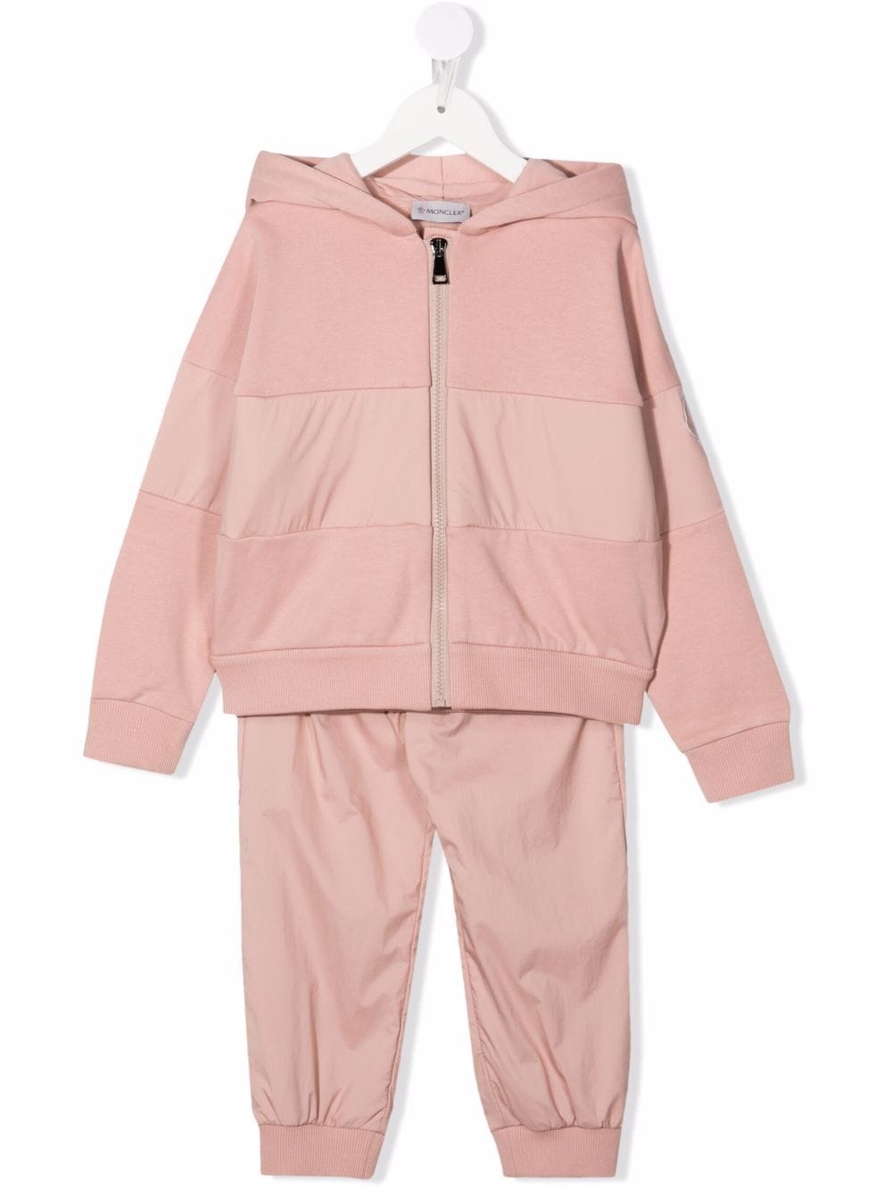 Moncler Enfant Jogginganzug mit Einsätzen - Rosa von Moncler Enfant