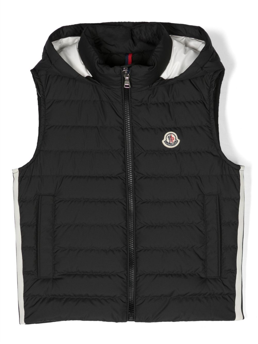 Moncler Enfant Gefütterte Kamaria Weste - Schwarz von Moncler Enfant