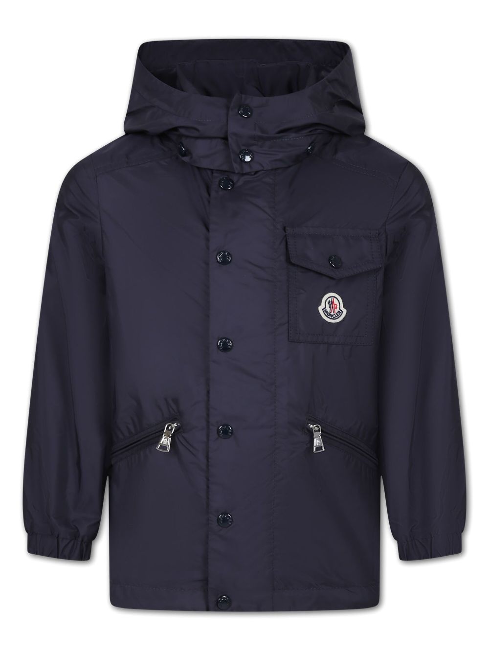 Moncler Enfant Lusala Regenmantel mit Kapuze - Blau von Moncler Enfant