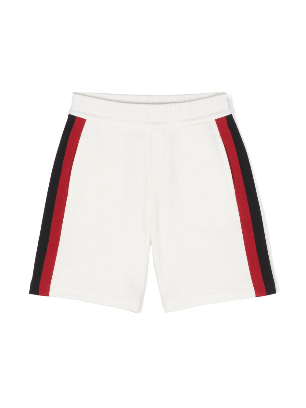 Moncler Enfant Shorts mit Streifendetail - Weiß von Moncler Enfant