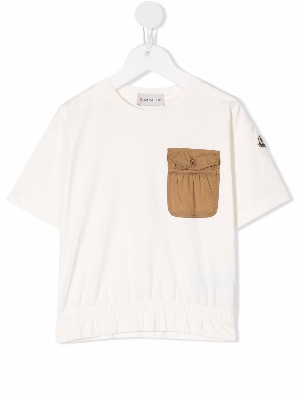 Moncler Enfant T-Shirt mit Brusttasche - Weiß von Moncler Enfant