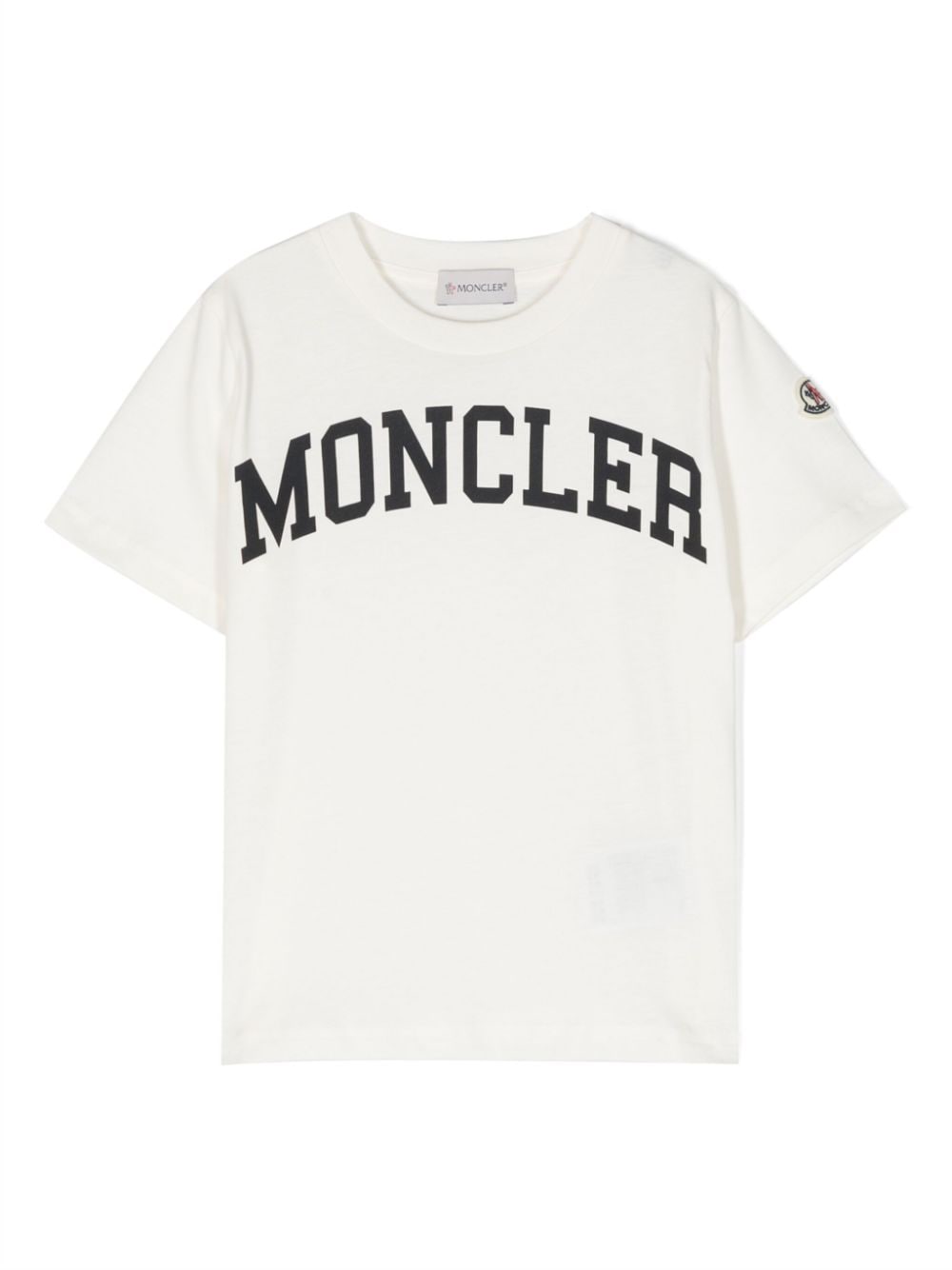 Moncler Enfant T-Shirt mit Logo-Print - Nude von Moncler Enfant