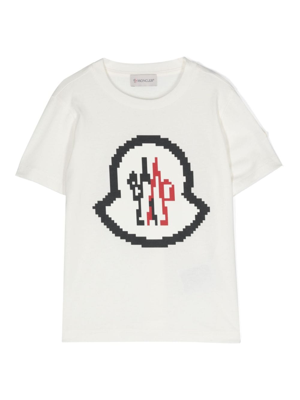 Moncler Enfant T-Shirt mit Logo-Print - Weiß von Moncler Enfant