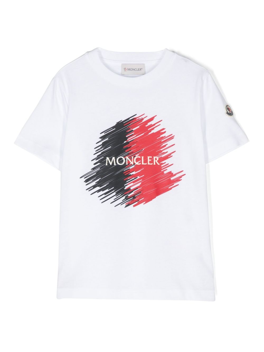 Moncler Enfant T-Shirt mit Logo-Print - Weiß von Moncler Enfant