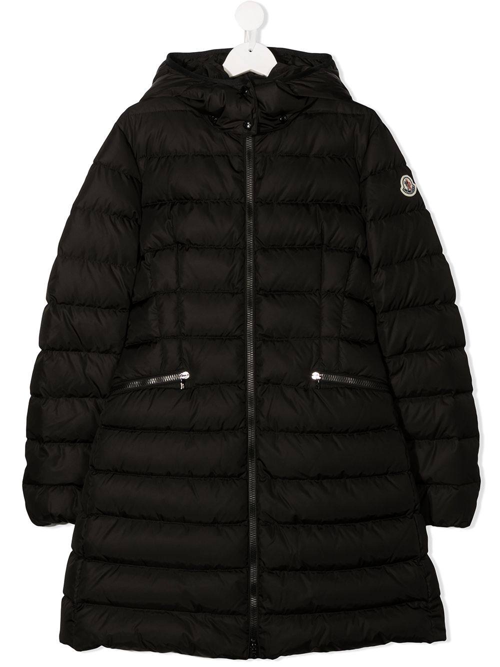 Moncler Enfant TEEN Daunenmantel mit Kapuze - Schwarz von Moncler Enfant