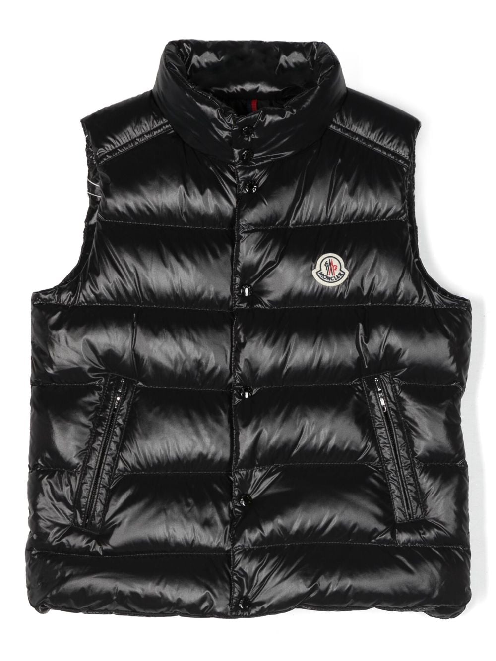 Moncler Enfant Gefütterte Tib Weste - Schwarz von Moncler Enfant