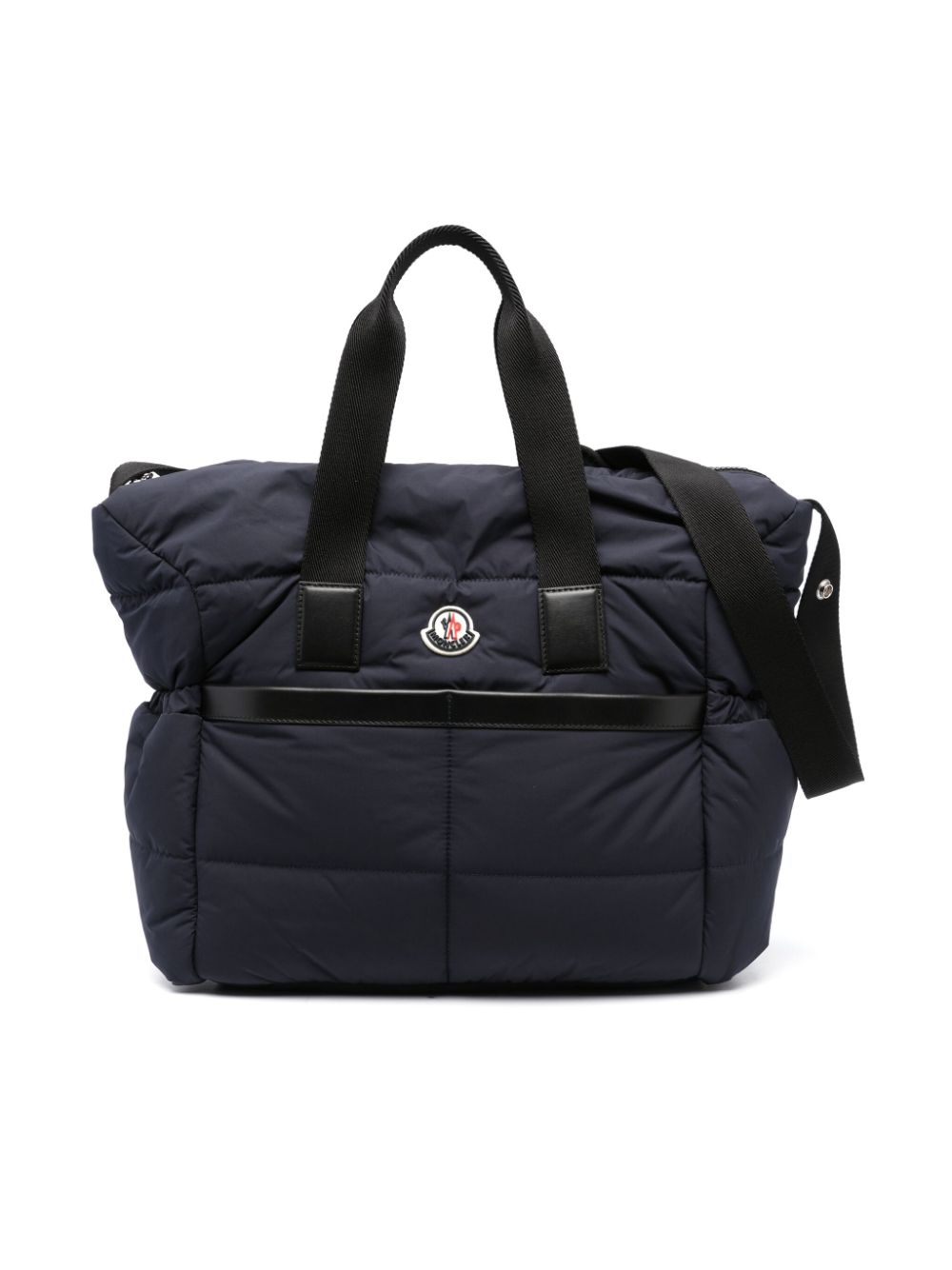 Moncler Enfant Wickeltasche mit Logo-Patch - Blau von Moncler Enfant