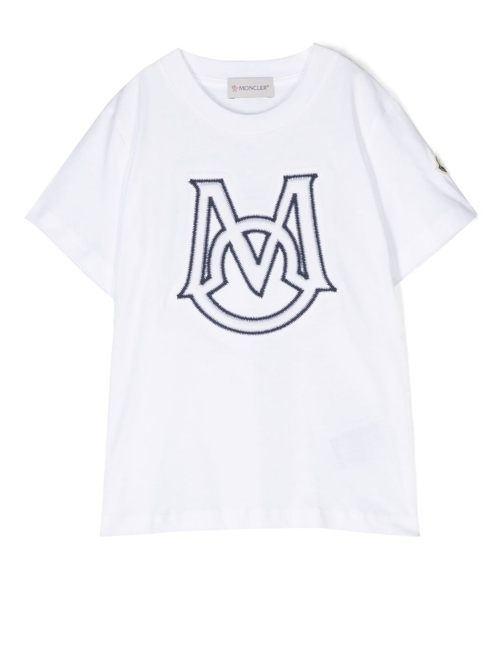 Moncler Enfant T-Shirt mit Stickerei - Weiß von Moncler Enfant