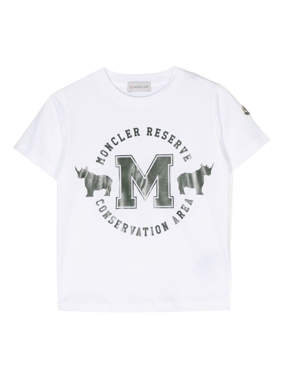 Moncler Enfant T-Shirt mit grafischem Print - Weiß von Moncler Enfant