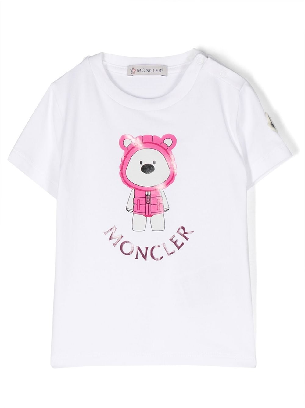 Moncler Enfant T-Shirt mit grafischem Print - Weiß von Moncler Enfant