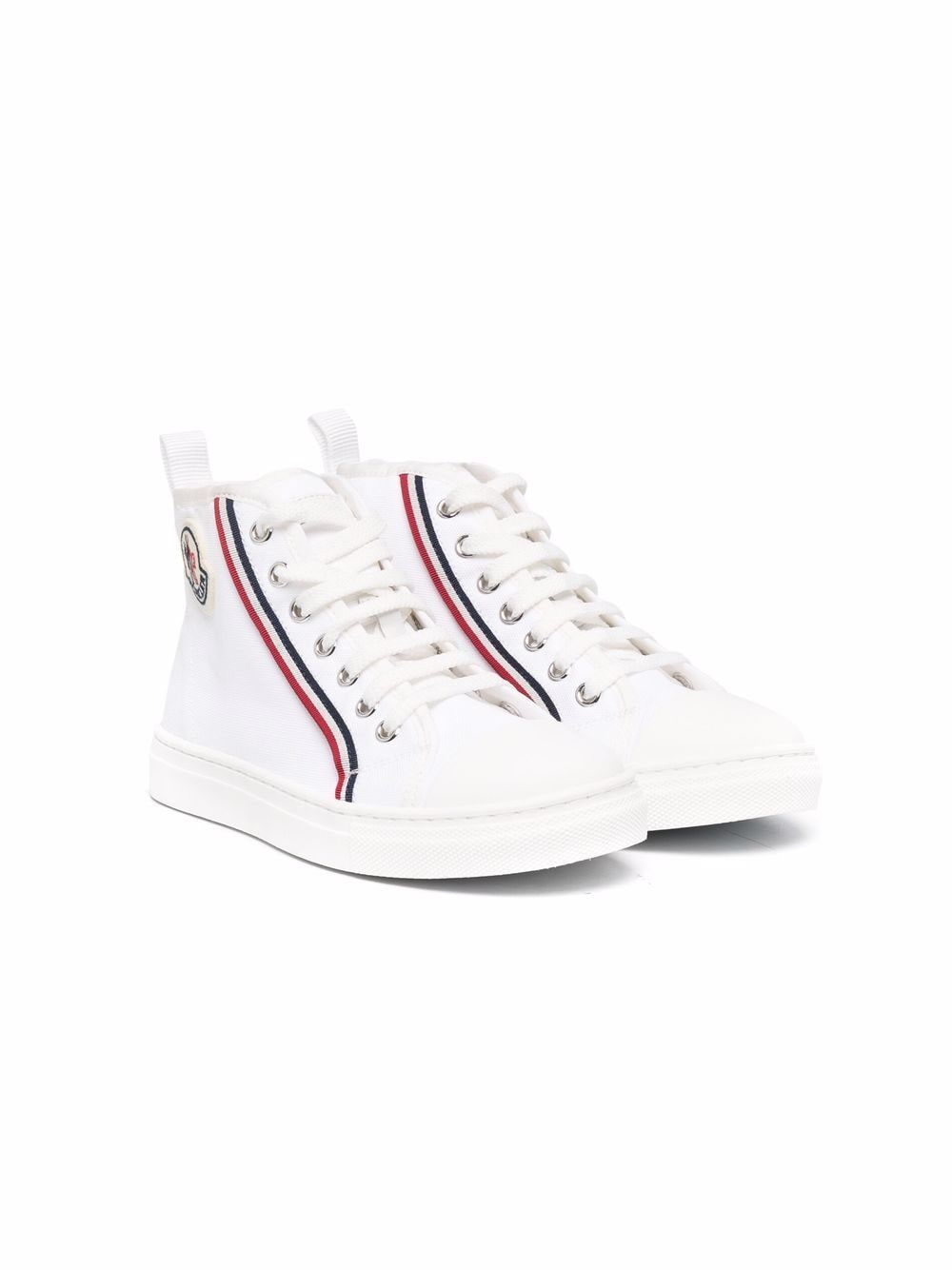 Moncler Enfant High-Top-Sneakers mit Schnürung - Weiß von Moncler Enfant