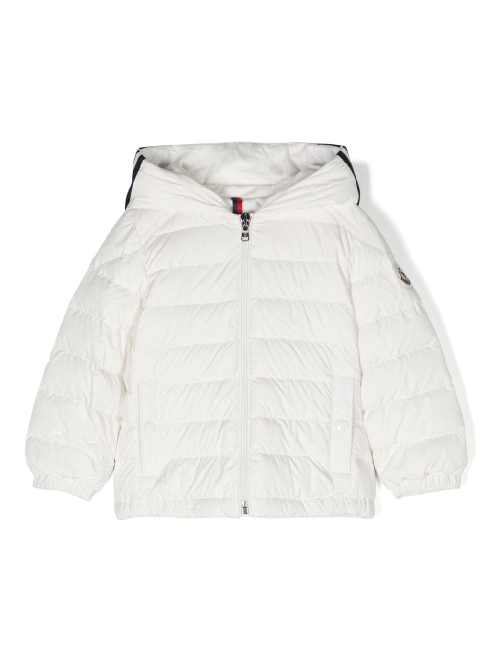 Moncler Enfant Daunenjacke mit Kapuze - Weiß von Moncler Enfant