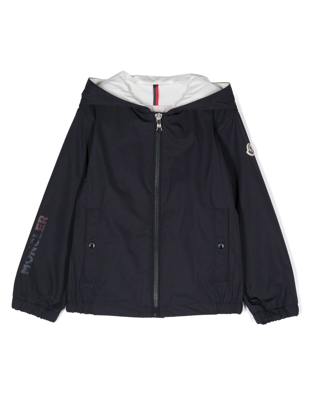 Moncler Enfant Gefütterte Kapuzenjacke - Blau von Moncler Enfant