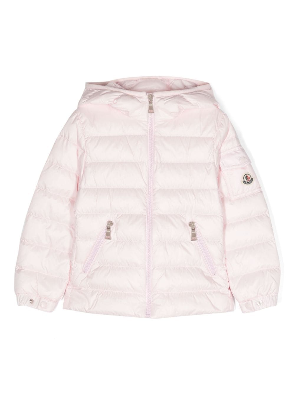 Moncler Enfant Gefütterte Kapuzenjacke - Rosa von Moncler Enfant